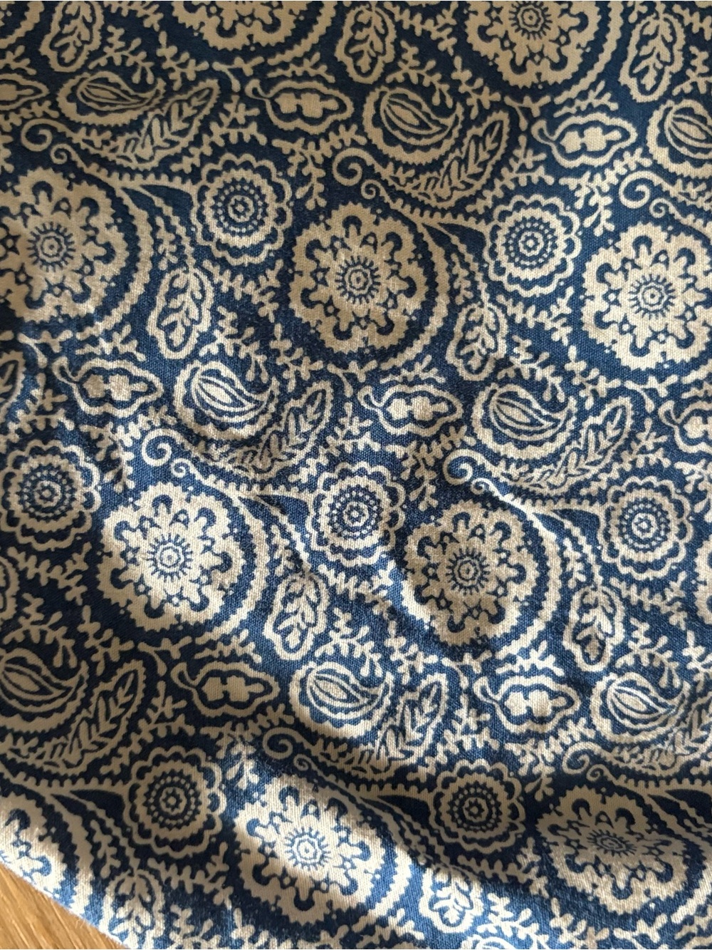 Wrangler Blue Printed Long-Sleeve Men's Shirt size M - Picture 3 of 6